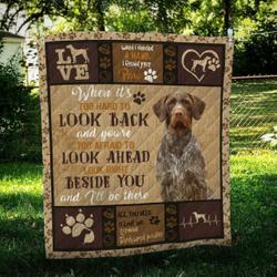 German Wirehaired Pointer Cl09100109Mdq Quilt Blanket and Home Decor