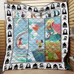 Ghibli Be Kind Ponyo Quilt For Fans  Quilt and Home Decor