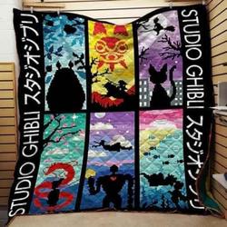 Ghibli Cross Stitch Blanket Th0907 Quilt and Home Decor