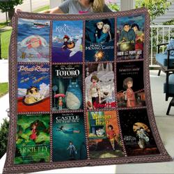 Ghibli Movies Quilt  Quilt and Home Decor