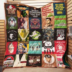 Ghostbusters Quilt Blanket 01793 and Home Decor