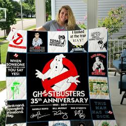Ghostbusters Quilt Blanket For Fans Ver 17 1 and Home Decor