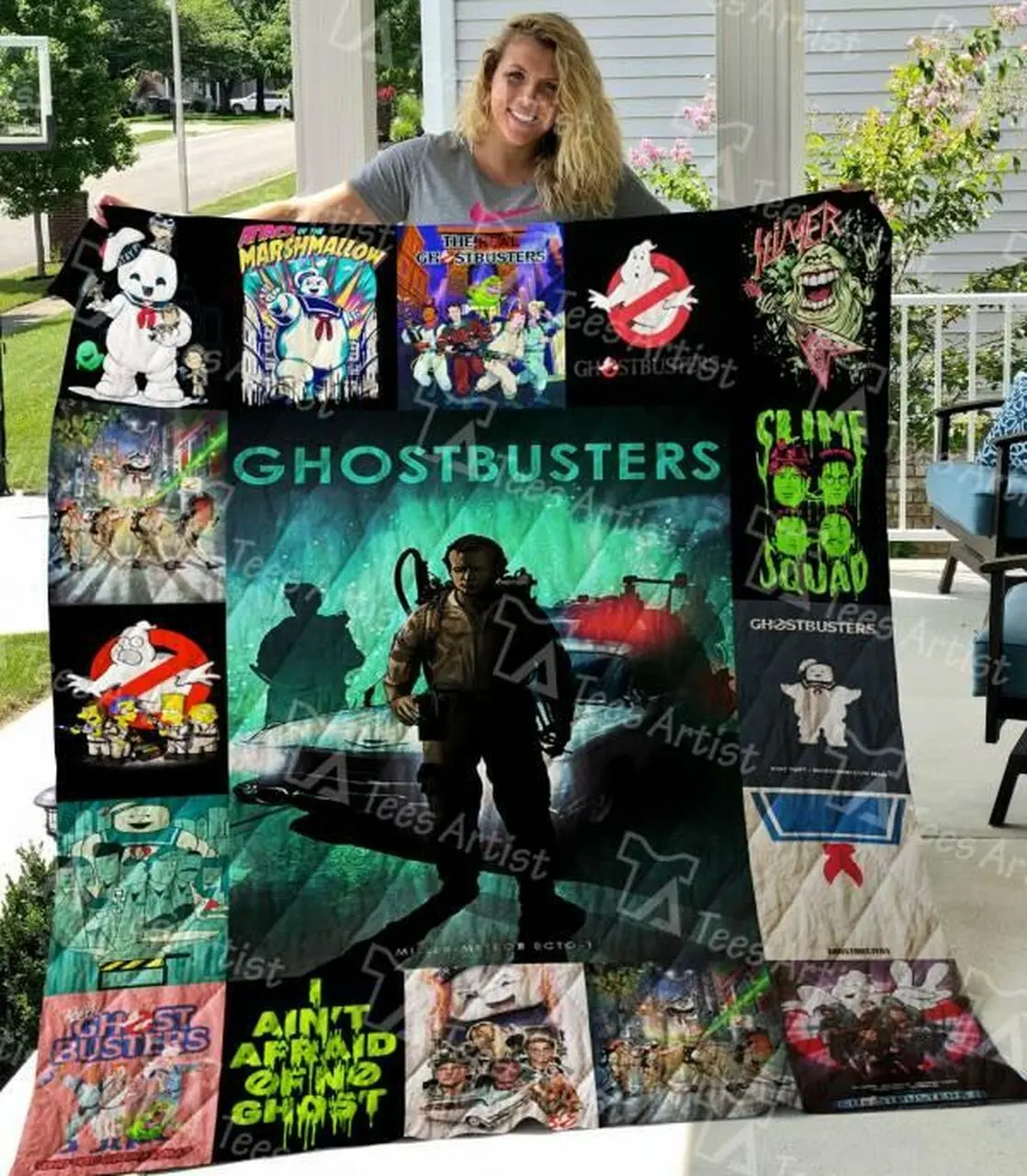 Ghostbusters Quilt Blanket M100607 Quilt and Home Decor