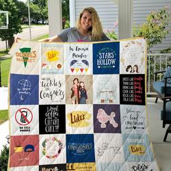 Gilmore Girls Poster Quilt Blanket and Home Decor