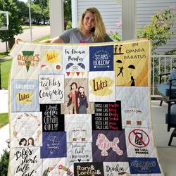 Gilmore Girls Poster Quilt Blanket Ver 2      and Home Decor