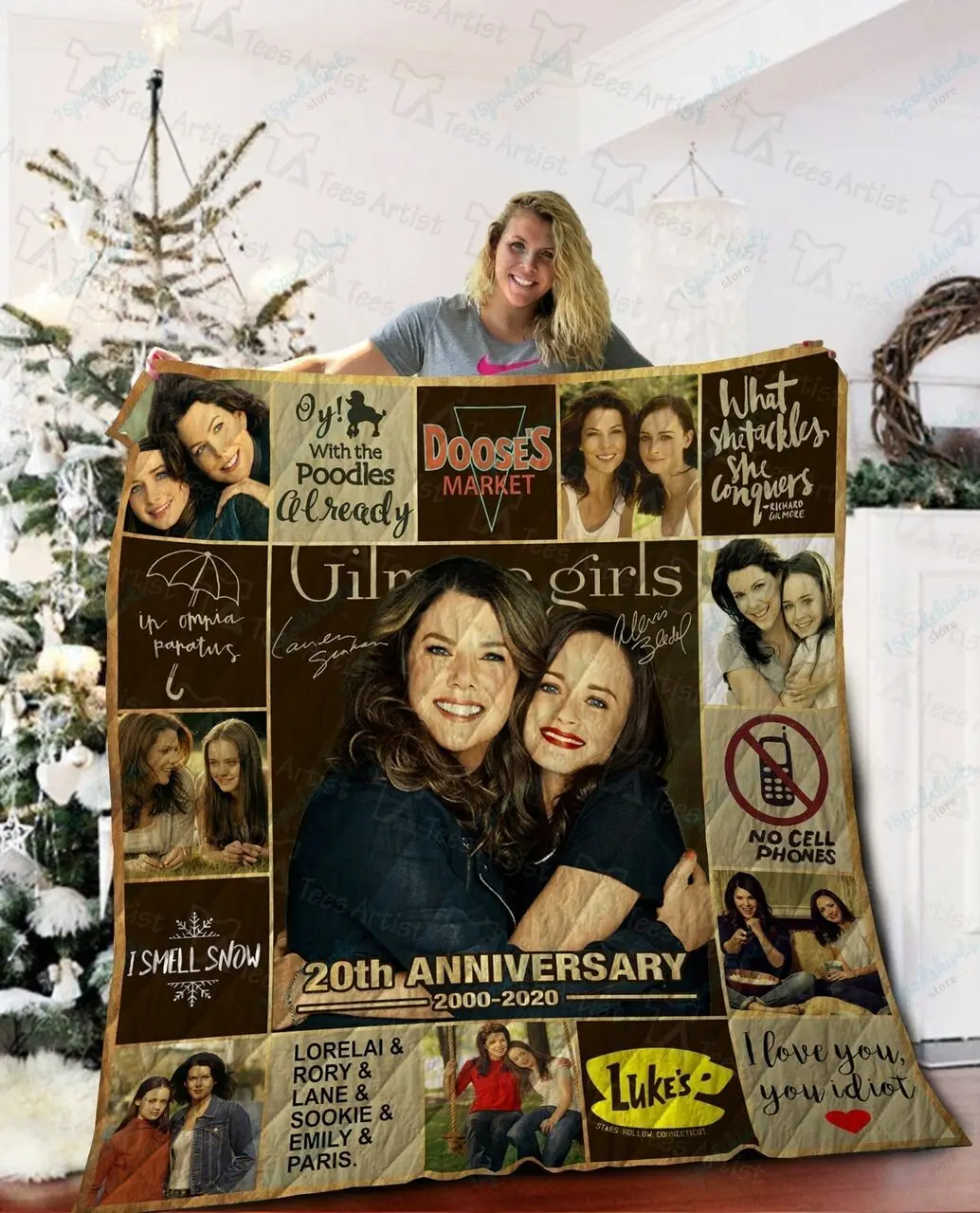 Gilmore Girls Quilt Blanket 02032 and Home Decor