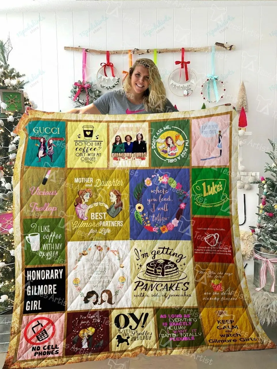 Gilmore Girls Quilt Blanket 02139 and Home Decor