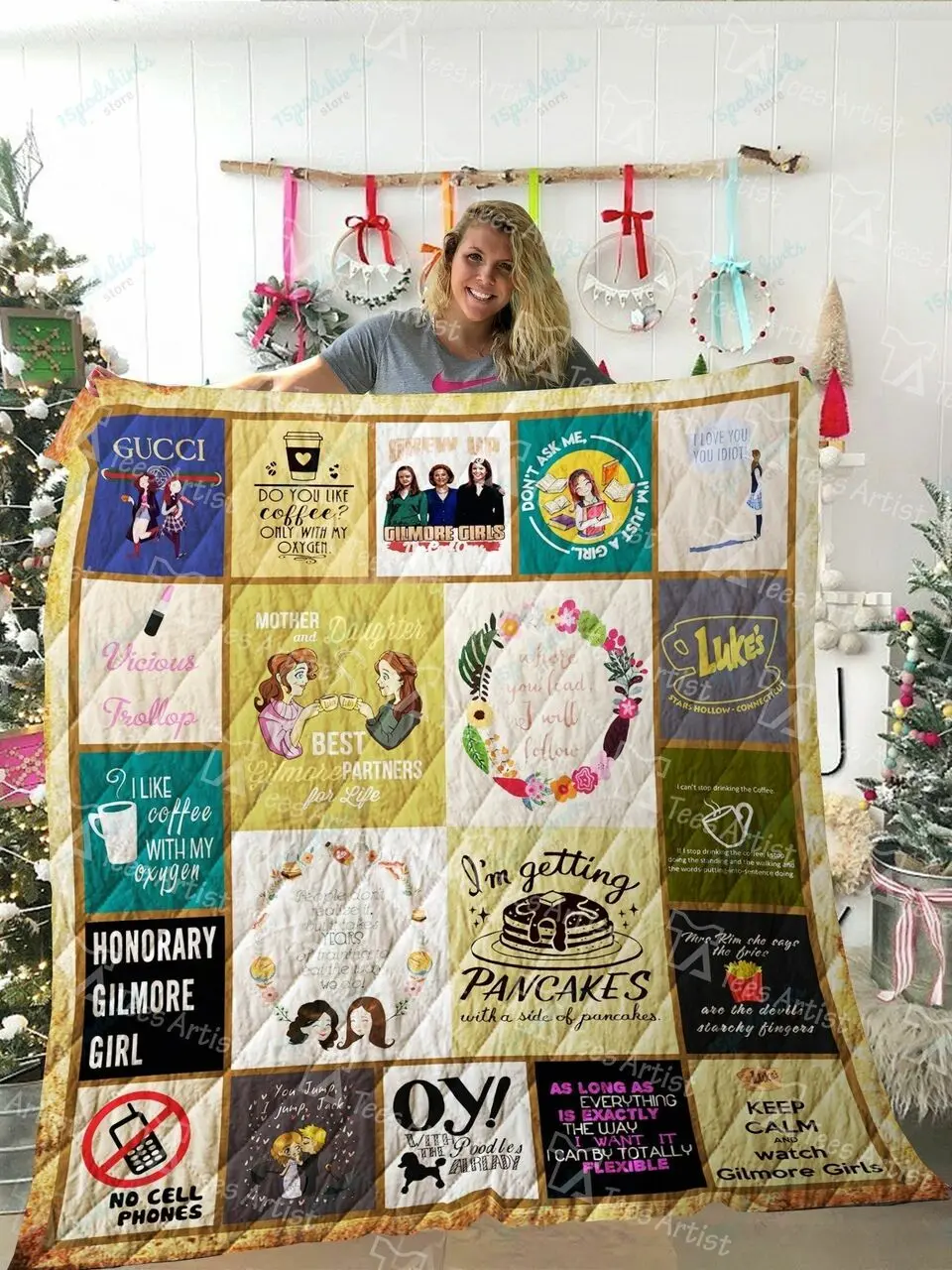 Gilmore Girls Quilt Blanket 02140 and Home Decor