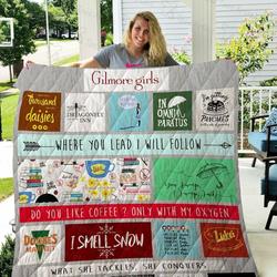 Gilmore Girls Quilt Blanket 02322 and Home Decor