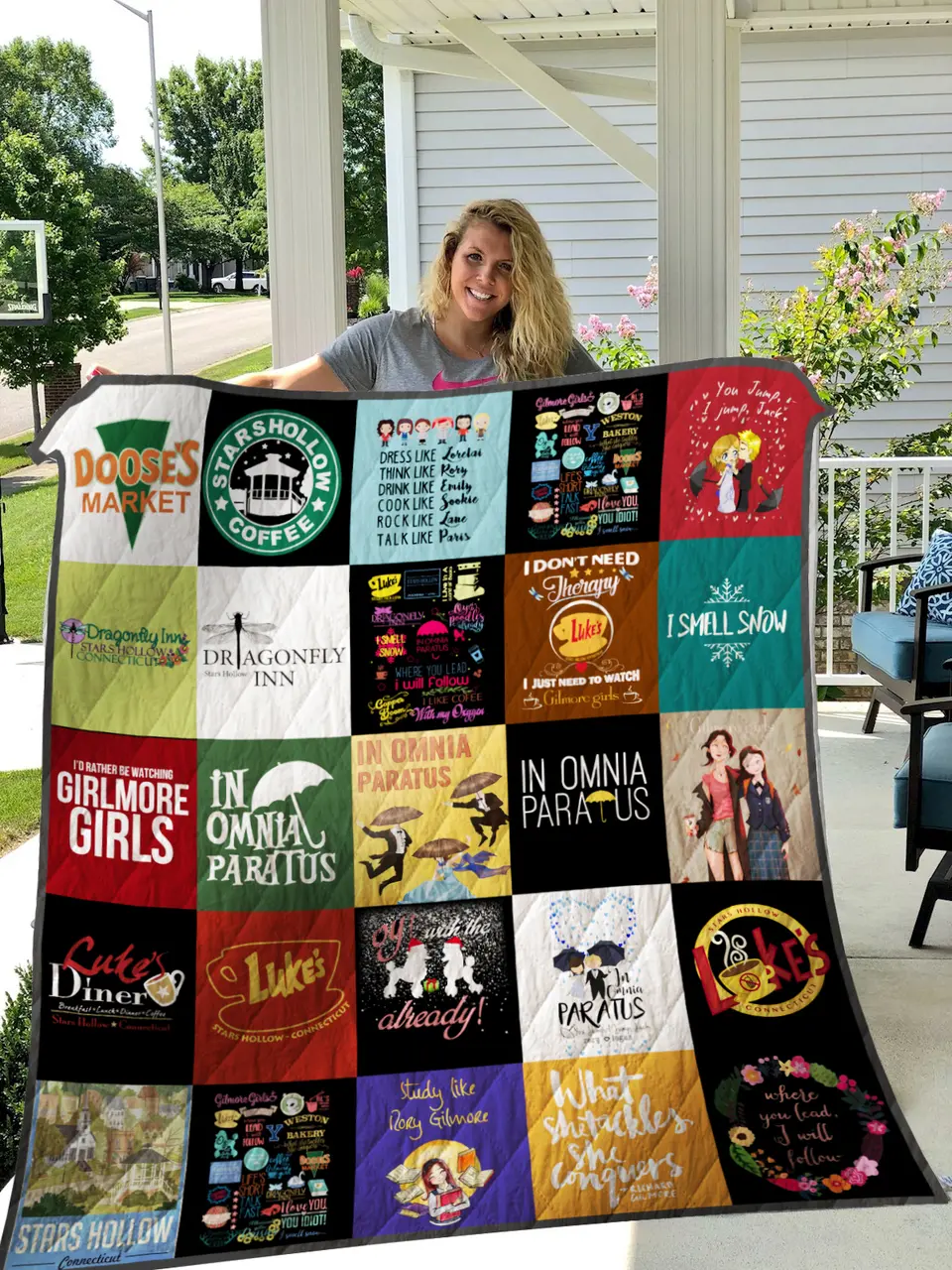 Gilmore Girls Quilt Blanket 0297 and Home Decor
