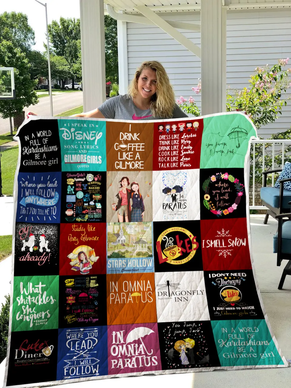 Gilmore Girls Quilt Blanket 0298 and Home Decor
