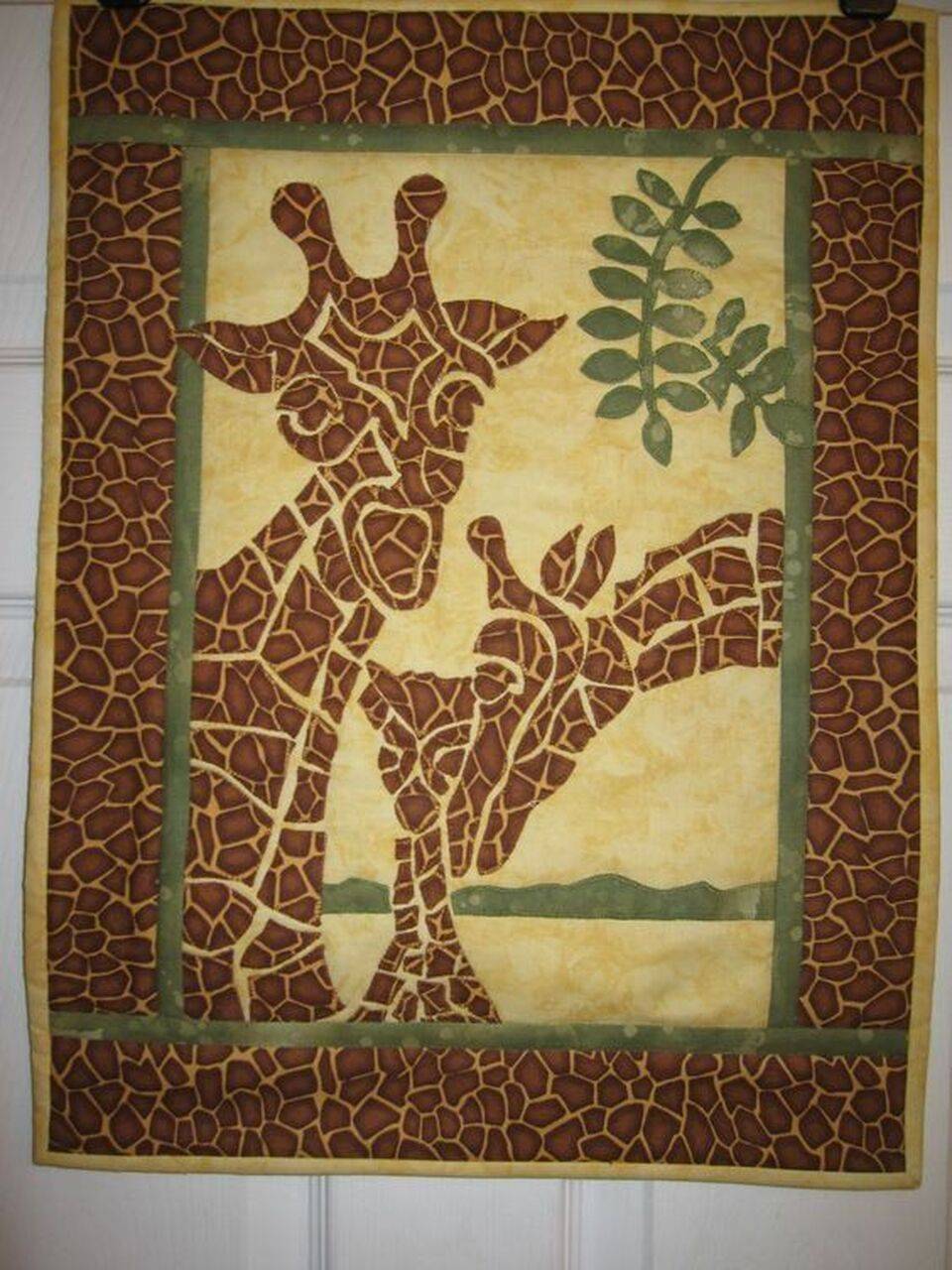 Giraffe Cl280646 Quilt Blanket and Home Decor