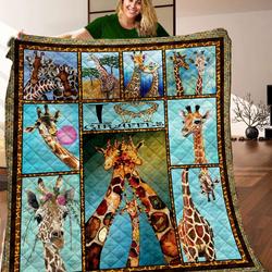 Giraffe Quilt Blanket C9B160310HD and Home Decor