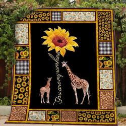 Giraffe Quilt Blanket Dhc1501814Vt and Home Decor