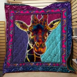Giraffe Quilt V2 Design By Exrain and Home Decor