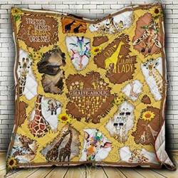 Giraffeaholic Cl19100362Mdq Quilt Blanket and Home Decor