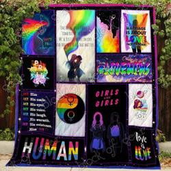 Girls Like Girl Blanket Kc1707 Quilt and Home Decor