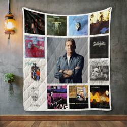 Glenn Frey Album Covers Quilt Blanket and Home Decor