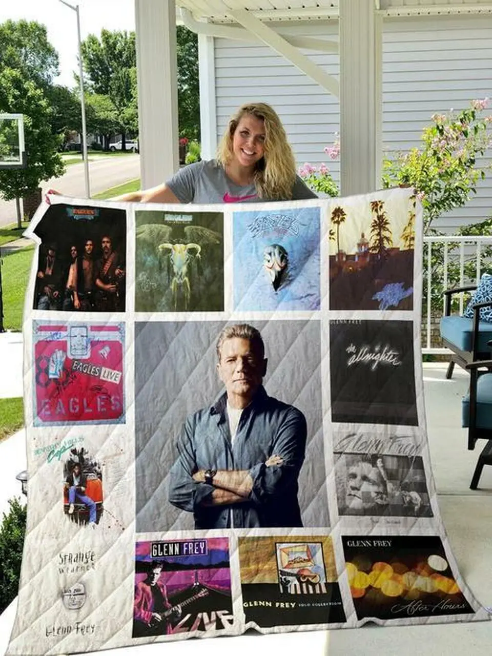 Glenn Frey Quilt Blanket Quilt and Home Decor