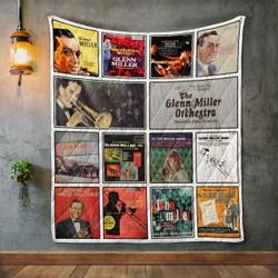Glenn Miller Album Covers Quilt Blanket and Home Decor