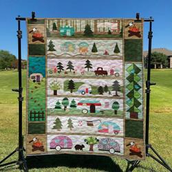 Go Camping DHCKL0909 Quilt Blanket and Home Decor