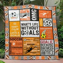 Goals Orange Quilt Blanket  Quilt and Home Decor