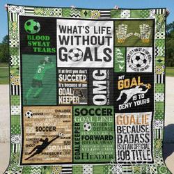 Goals Quilt Blanket  Quilt and Home Decor