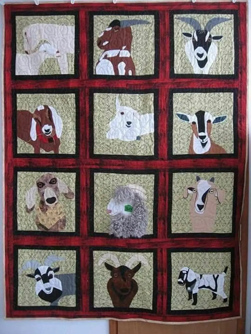 Goat Cla190649 Quilt Blanket and Home Decor