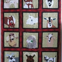 Goat Cla190649 Quilt Blanket and Home Decor