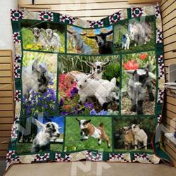 Goat Quilt Blanket Dhc0910361Vt and Home Decor