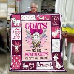 Goat Quilt Blanket Dhc13123976Vt and Home Decor