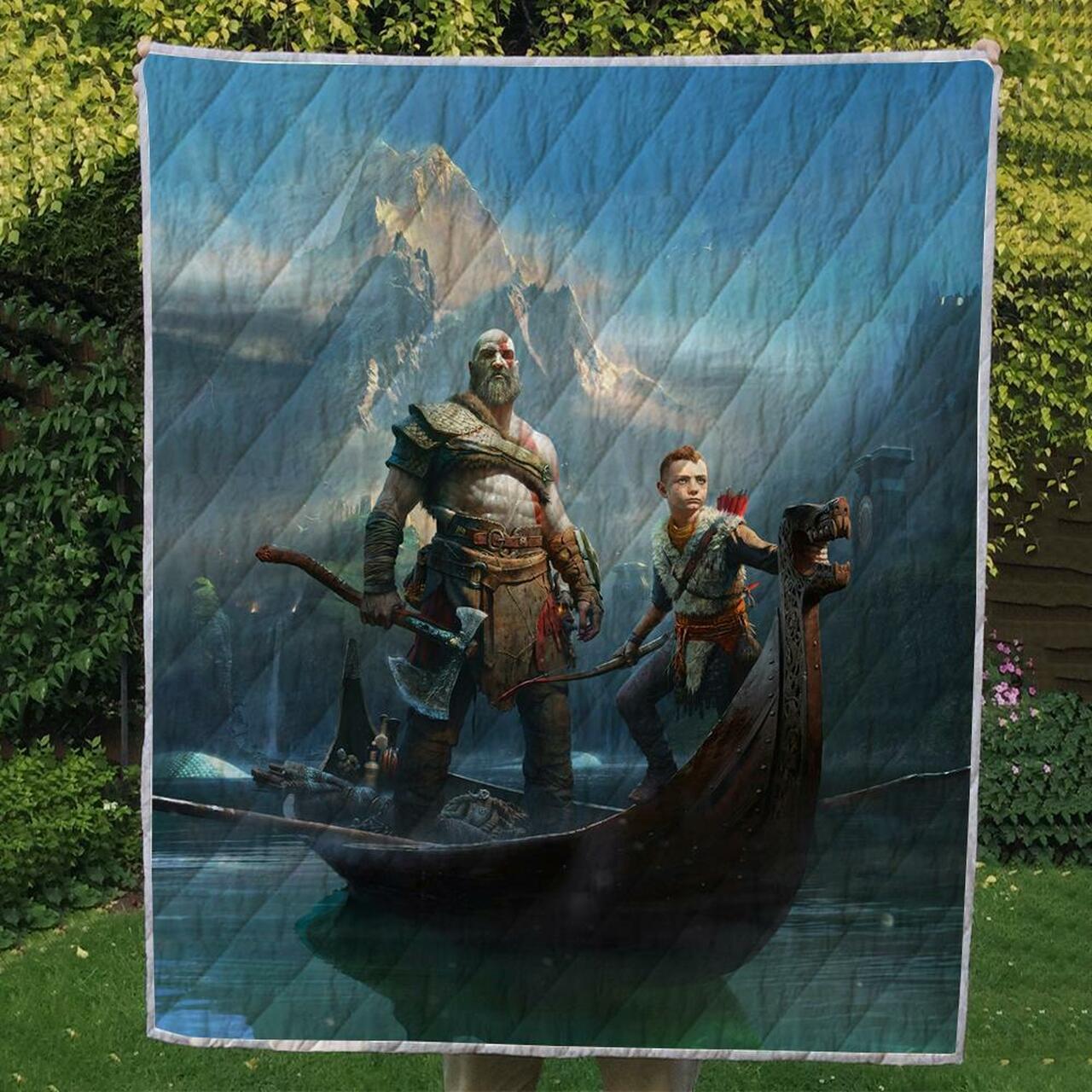 God Of War Quilt Blanket and Home Decor