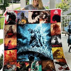Godzilla Quilt Blanket M160641  Quilt and Home Decor