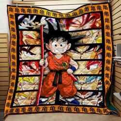 Goku Evolution Quilt For Fans Amine Design By Exrain and Home Decor