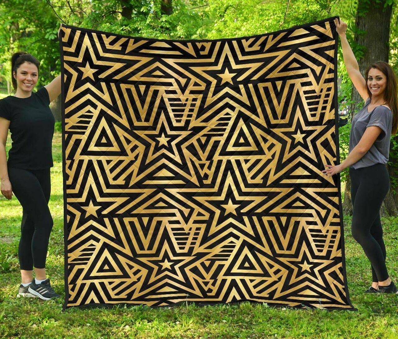 Gold Star Cl12100315Mdq Quilt Blanket and Home Decor