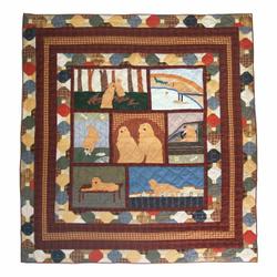 Golden Friends Clm040719 Quilt Blanket and Home Decor