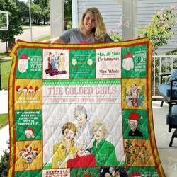 Golden Girls Quilt Blanket 01889 and Home Decor