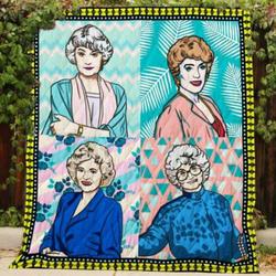 Golden Girls Quilt Blanket and Home Decor