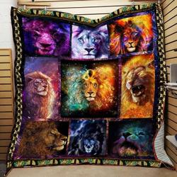 Golden Lion Quilt Blanket ABC07113554 and Home Decor
