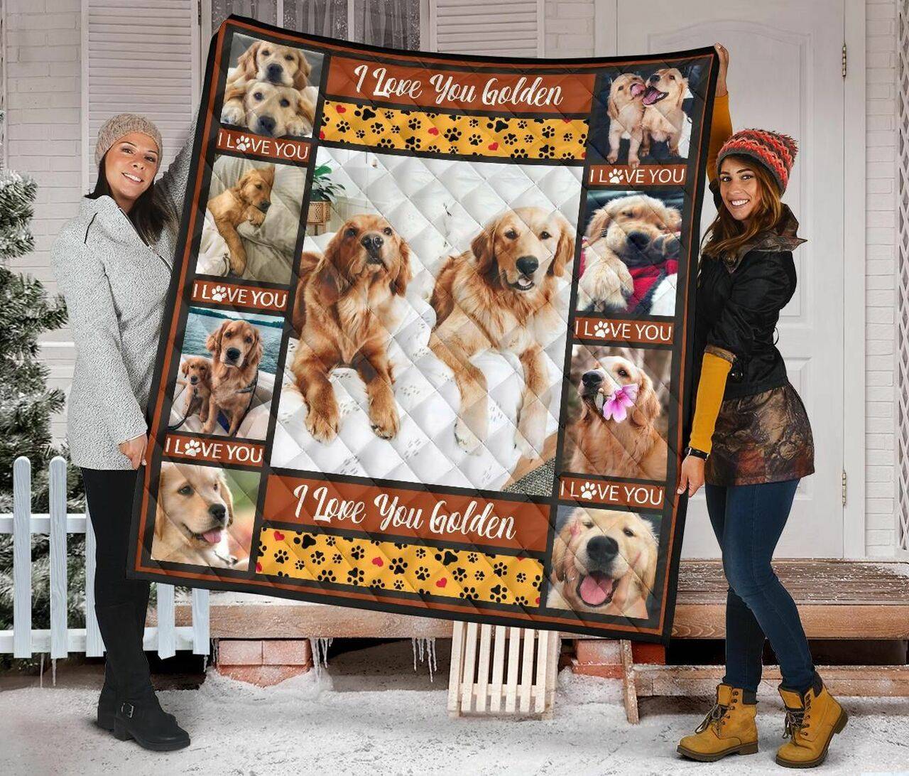 Golden Quilt Blanket Dhc09121607Dd and Home Decor