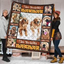 Golden Quilt Blanket Dhc09121607Dd and Home Decor