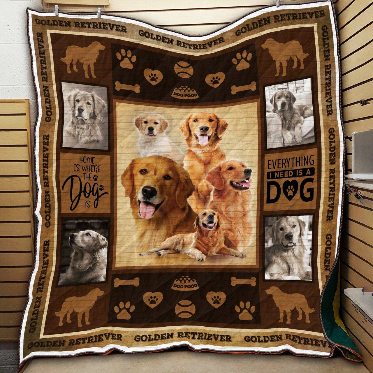 Golden Retriever Classic Aa Quilt Blanket Dhc09121873Dd and Home Decor