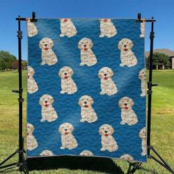 Golden Retriever Dog Hur Quilt Cysiuj and Home Decor