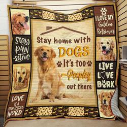 Golden Retriever Dog Quilt Blanket ABC07111059 and Home Decor