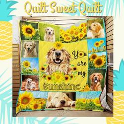 Golden Retriever Hhc161003Th Quilt Blanket and Home Decor