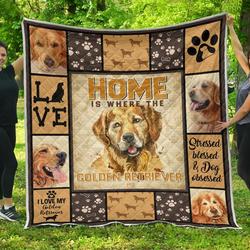 Golden Retriever Homequilt Blanket Dhc09121628Dd and Home Decor
