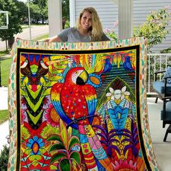 Golden Retriever Move To Far U Quilt Eh and Home Decor