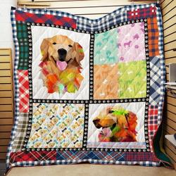 Golden Retriever My Joy Quilt Blanket Dhc04011989Dd and Home Decor