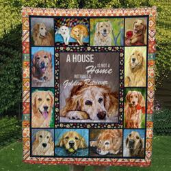 Golden Retriever Quilt Blanket Dhc13121631Vt and Home Decor