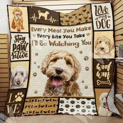 Goldendoodle Dog Quilt Blanket Dhc0102585Td and Home Decor